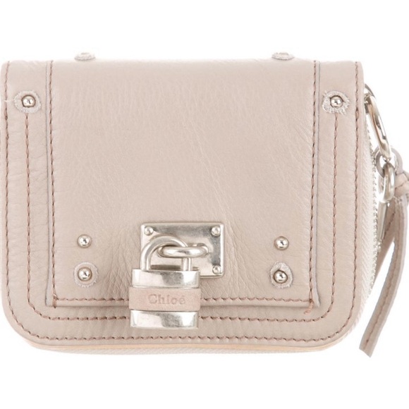 Chloe Handbags - Chloé Paddington Logo-Embellished Compact Wallet